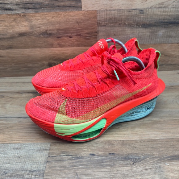 Nike Air Zoom 9.5 Alphafly NEXT% 3 Bright Crimson Lime Blast FD8311-600 - Picture 2 of 11